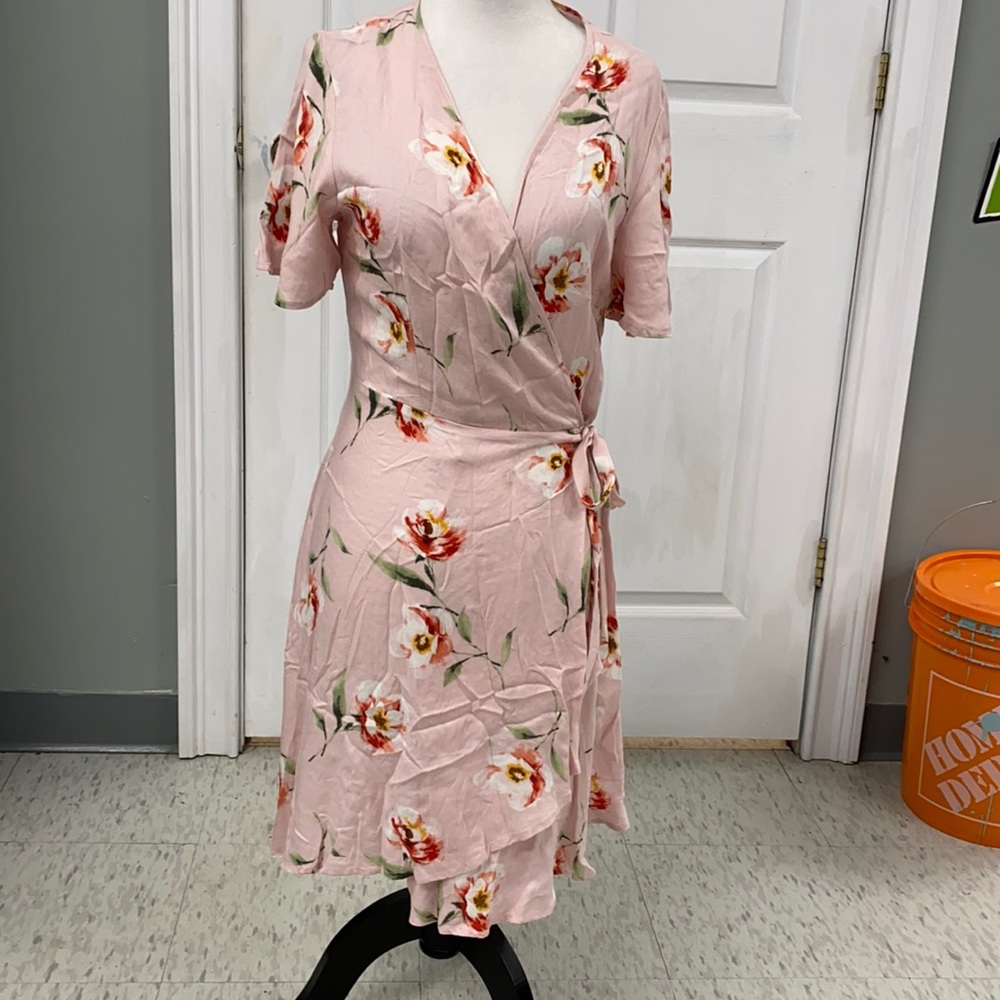 Monteau tie wrap around dress ( medium )